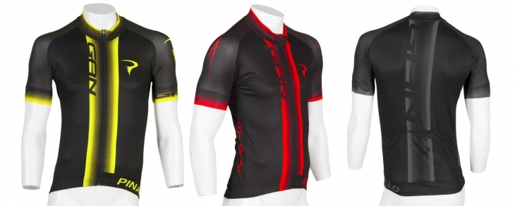 ピナレロ CORSA GANジャージ（Black/yellow、black/red、black/grey）