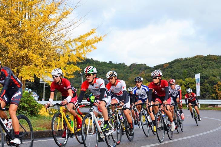 全日本学生ロードレースカップシリーズ第9戦を兼ねて開催された益田チャレンジャーズステージ