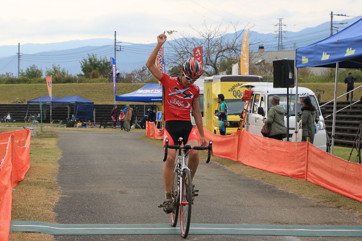 C3午前1位　江越 海玖也（横浜高校自転車競技部）