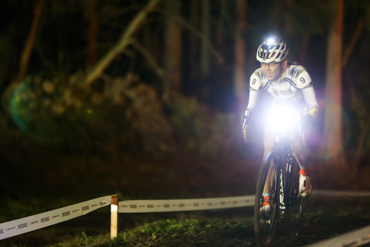 JCX マスターズ選手権 男子40　単独2番手に浮上した小田島貴弘（maillotSY-Nak）