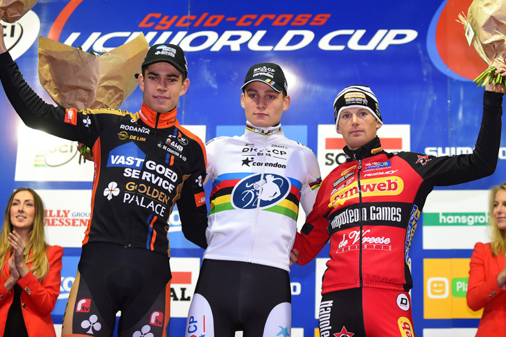 UCIシクロクロスワールドカップ2015-2016第4戦 表彰台