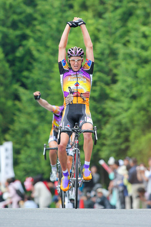 2008年TOJ奈良ステージで優勝したウェズリー・サルツバーガー
