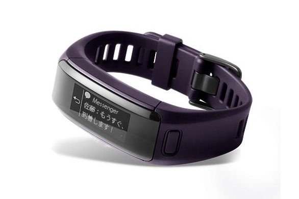 ガーミン vivosmart HR J（Imperial Purple）