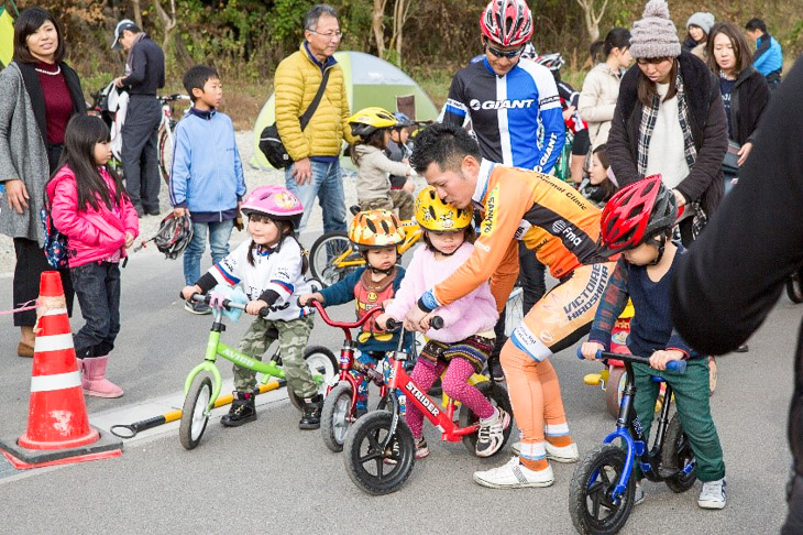 ヴィクトワール広島主催で行なった「みろくの里サイクルフェスタ」の様子