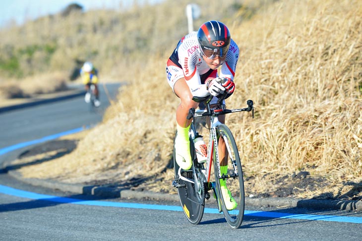 男子U23　山本大喜は後半にペースを上げたものの、約1分差の3位