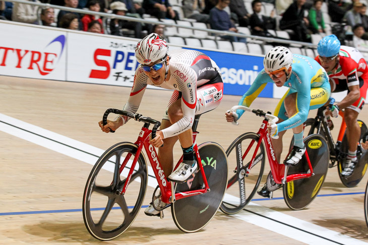 アジア選手権トラック スクラッチ優勝の倉林巧和(日本体育大学大学院)