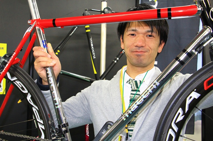 滋賀県栗東で活躍するマッキサイクルの植田さんも東京サイクルデザイン学校の卒業生