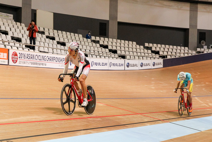 男子エリートオムニアム エリミネイション 橋本英也(鹿屋体育大学・NIPPO)が1位