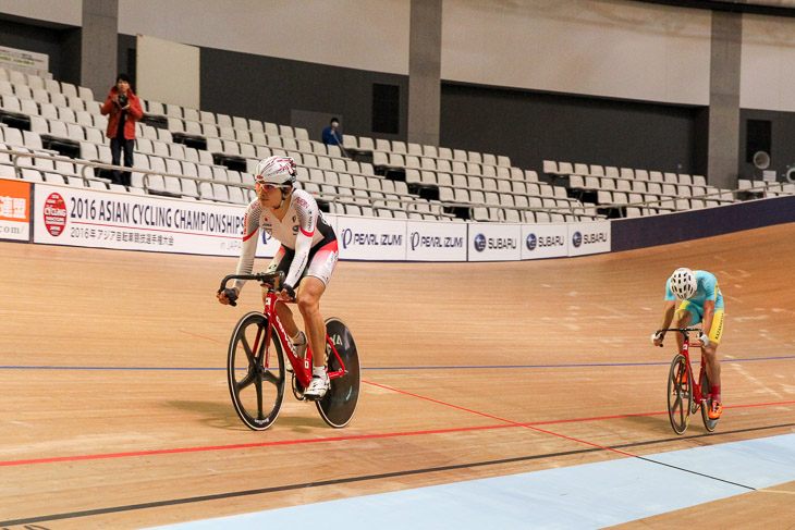 男子エリートオムニアム　エリミネイション　橋本英也（鹿屋体育大学・NIPPO）が1位