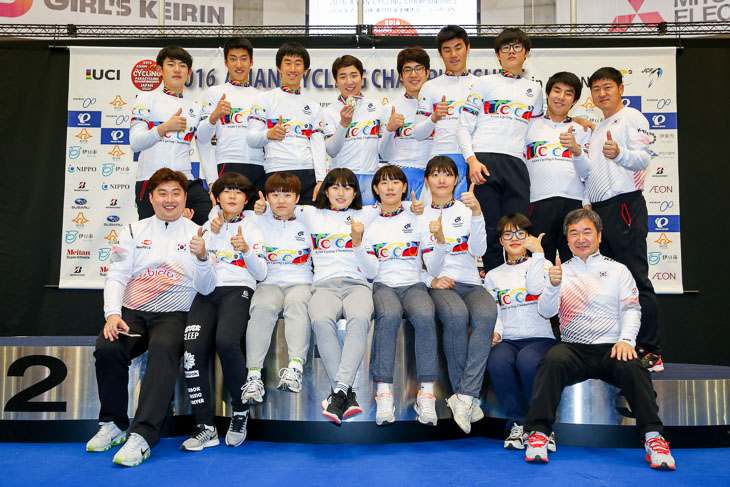韓国チーム　全員がゴールドメダリスト