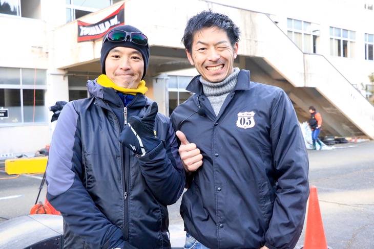 山田辰徳さん（左）と丸山由紀夫さん（右）。このイベントの仕掛け人だ