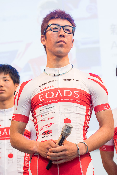 那須ブラーゼンから移籍の新城雄大(EQADS)