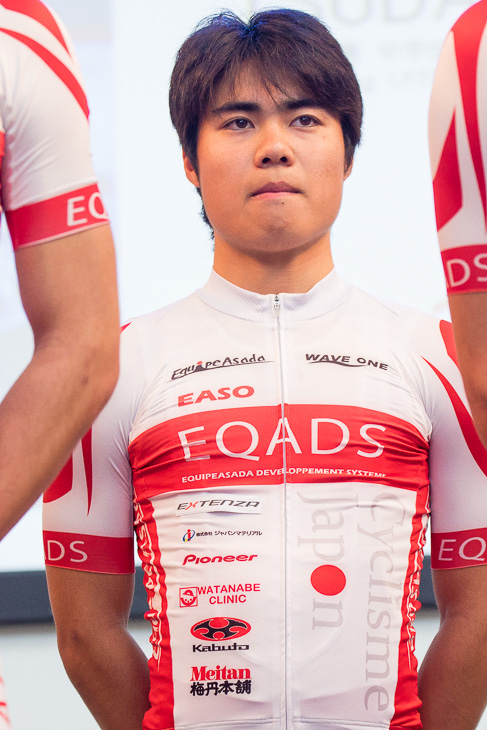 4年目の所属となる蠣崎優仁(EQADS)