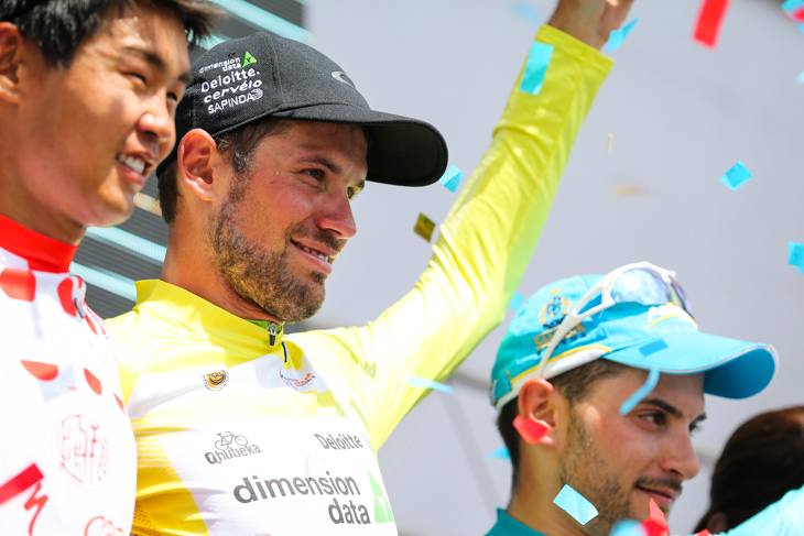 総合優勝に王手をかけたレイナルト・ヤンセファンレンズバーグ(南アフリカ、ディメンションデータ)