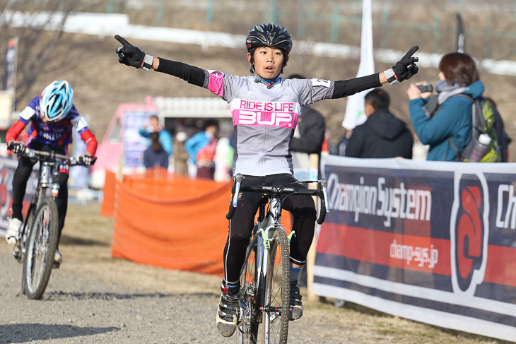 U15優勝は　綾野 尋（cycleclub 3UP）