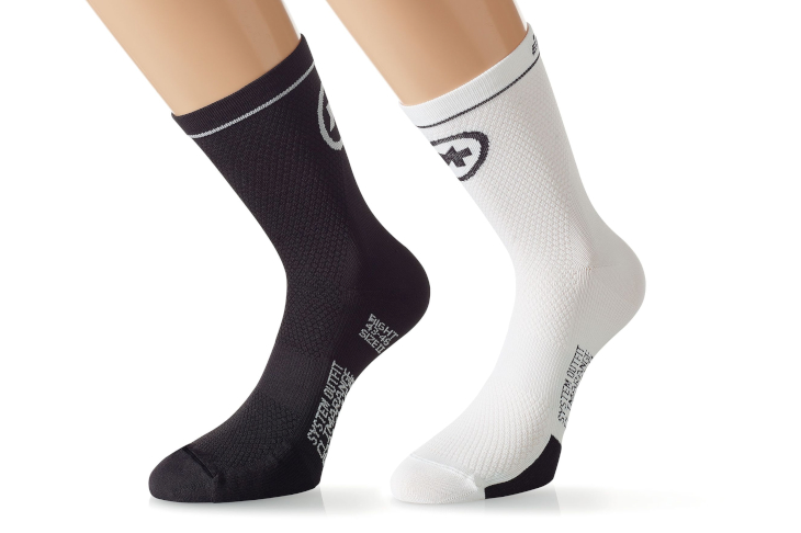 アソス équipeSocks_evo7(whiteAmetyst/blockBlack )