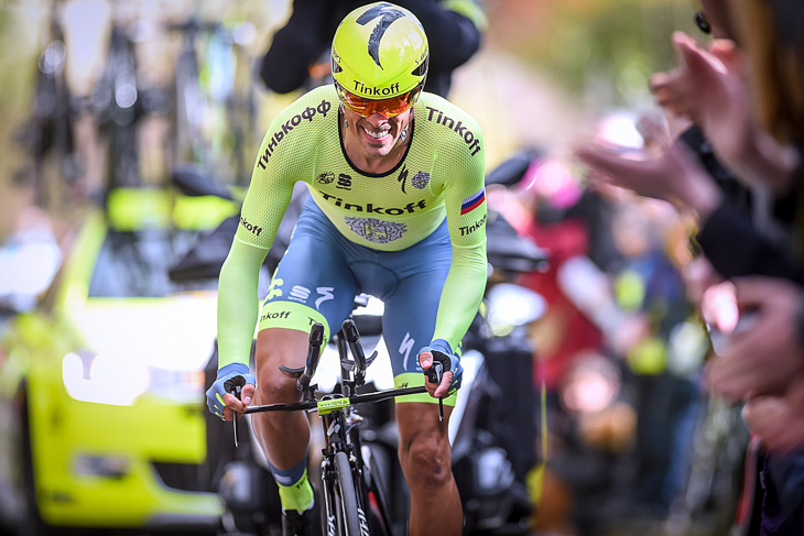 16秒差のステージ27位 アルベルト・コンタドール(スペイン、ティンコフ)