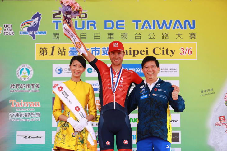 開幕ステージを制したウィリアム・クラーク(オーストラリア、ドラパック)