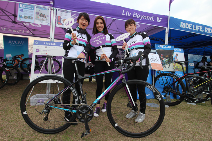 Livガールズの皆さん「女性にもっと自転車を！」