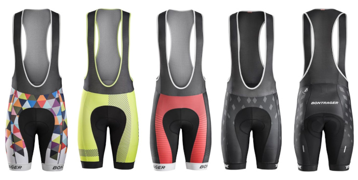 ボントレガー Specter Bib Short（Geo-Scope、Bonty Visibility (Yellow)、Bonty Stripes (Red)、Trek Black）