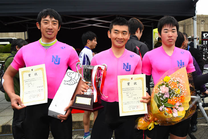 男子グループ1　大学対抗で優勝した日本大学
