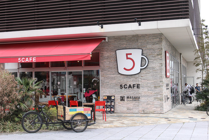 Masaya Bicycle Worksに併設される5CAFE