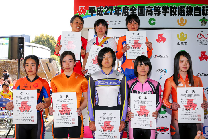 500mタイムトライアル 表彰