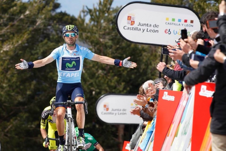 第3ステージ　スプリントで圧勝したアレハンドロ・バルベルデ（スペイン、モビスター）