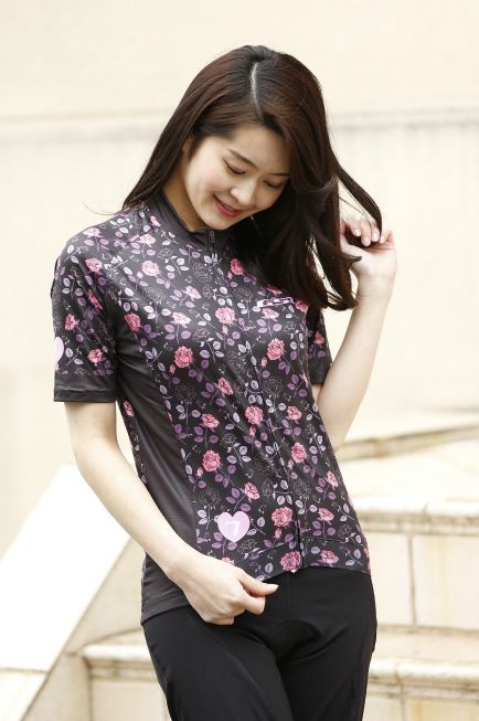 GSG Fiore Lady Jersey(ブラック/レッド)