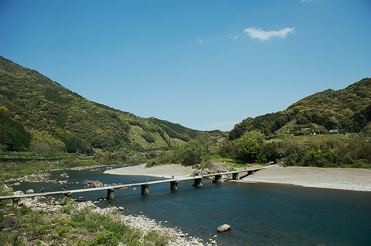 四万十川に来たならやっぱり沈下橋!