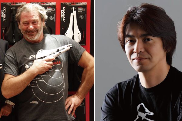 セラ・サンマルコ社よりルイジ・ジラルディJr氏(左)が来日。ナビゲーターはライターの菊地武洋氏(右)