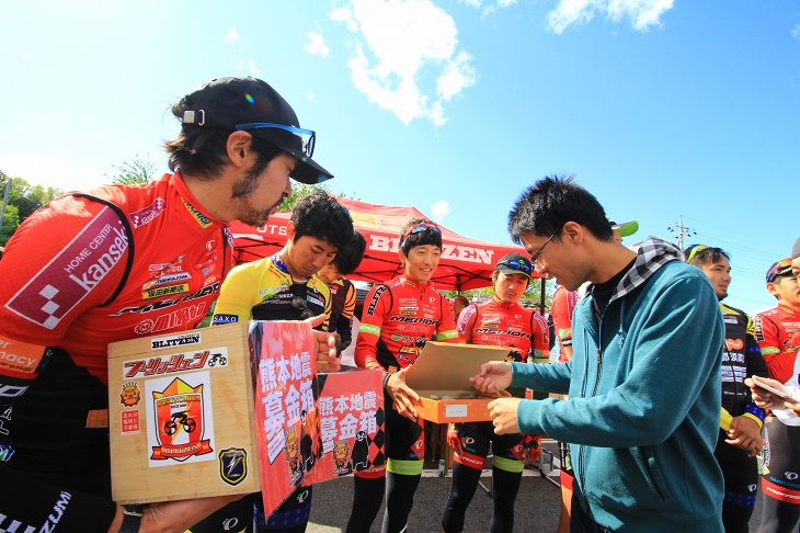 熊本で行われた震災への募金活動も行われた