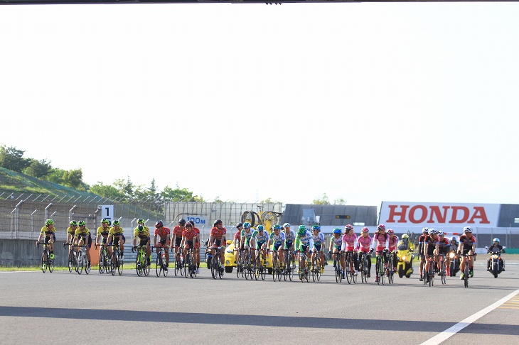 最後はサポートライダー達が集合してフィニッシュ!