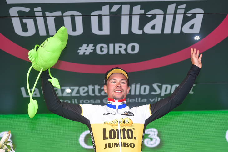 ステージ優勝を飾ったプリモス・ログリッチ(スロベニア、ロットNLユンボ)