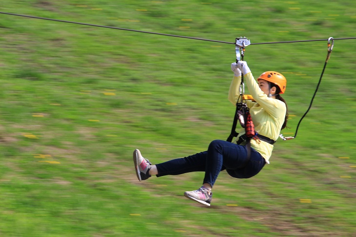 大会参加者は特別価格で軽井沢プリンススキー場のアクティビティ「ZIPLINE」を楽しめる