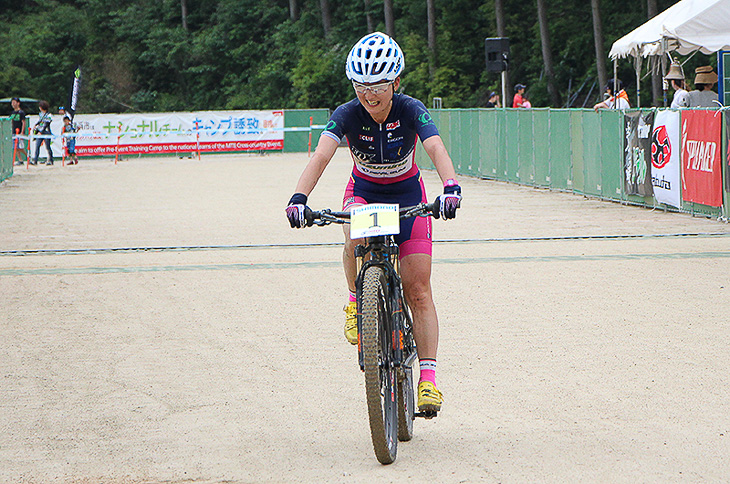 3位は小林可奈子(MTBクラブ安曇野)