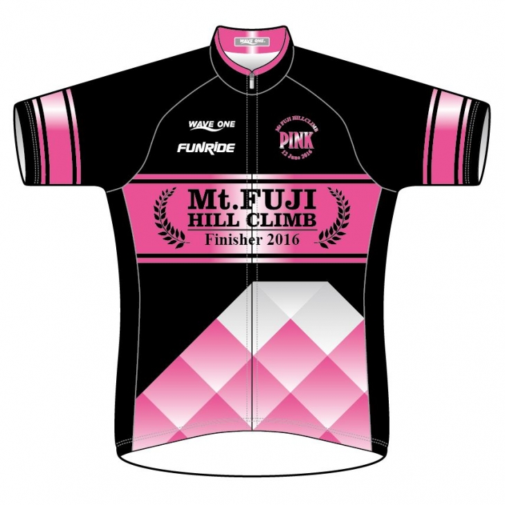 ウエイブワン 2016 Mt富士ヒルクライム フィニッシャージャージ(PINK)