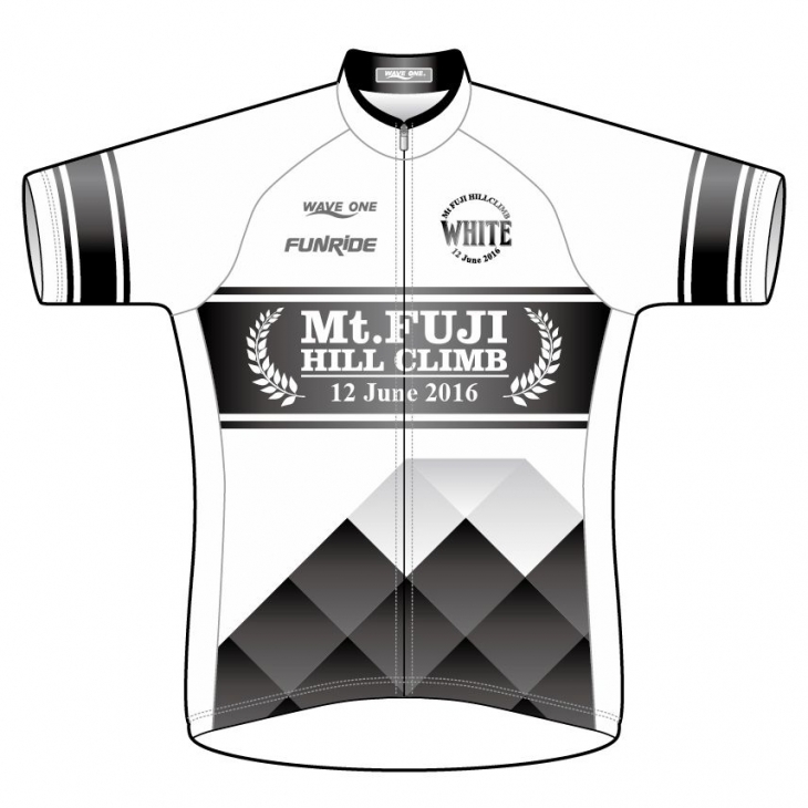 ウエイブワン 2016 Mt富士ヒルクライム フィニッシャージャージ(WHITE)