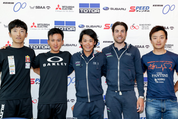5名がこれから戦う8日間。この中から優勝者は出るか?