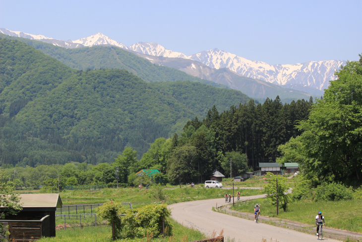 どこから見てもダイナミックな白馬の山々