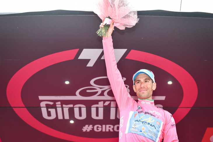 ジロ総合優勝に輝いたヴィンチェンツォ・ニーバリ(イタリア、アスタナ)