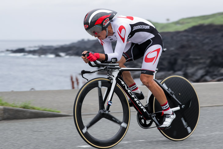 2016年大会で2度目の全日本タイトルを獲得した西薗良太（ブリヂストンアンカー）