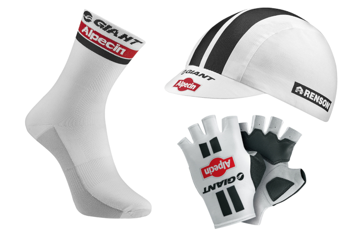 ジャイアント 2016 GIANT-ALPECIN SE REPLICA SOCK、CYCLING CAP、SF GLOVE