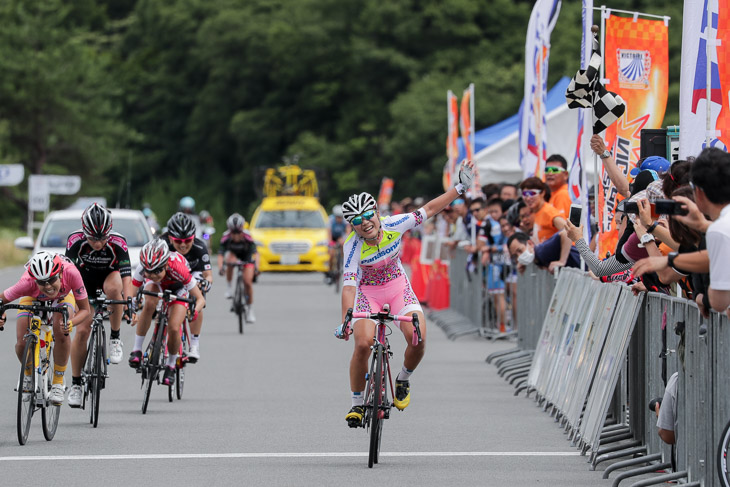 Fクラスタ　坂口聖香（パナソニックレディース）が逃げ切って優勝