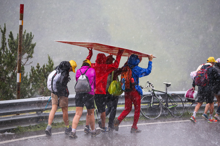 大雨の日にはヴィッテルのバナーが効果を発揮