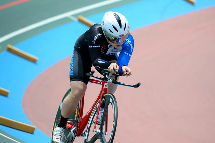 女子3km個人追抜き 田中まい(岩井商会レーシング)が優勝 500mタイムトライアルと合わせて2冠