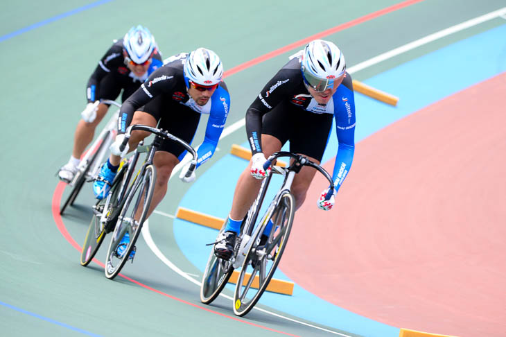 男子チームスプリント 岩井商会レーシングが全日本実業団新記録で優勝