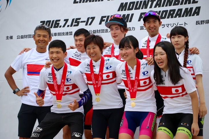 MTB全日本選手権各カテゴリーの全日本チャンピオンが集う