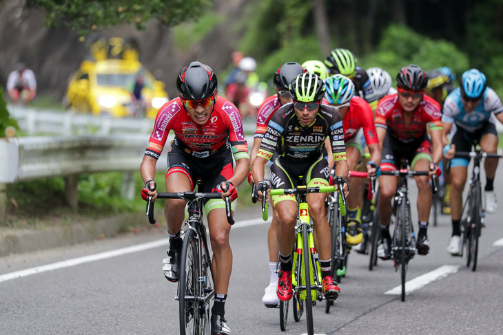 ラスト4km、雨澤毅明（宇都宮ブリッツェン）がハイペースを維持する