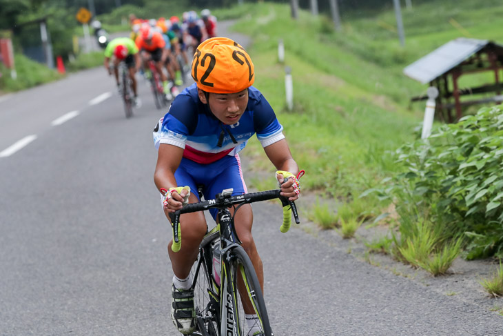 Y/ジュニア男子最終周回　會田陸人（学校法人石川高等学校）が仕掛ける